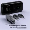 Baseus - nadajnik FM - Bluetooth - ładowarka samochodowa USB - AUX - zestaw głośnomówiący - odtwarzacz MP3Audio
