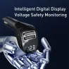 Baseus - FM transmitter - AUX - Bluetooth - dual USB - car charger - handsfree - MP3 playerAudio