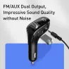 Baseus - FM transmitter - AUX - Bluetooth - dual USB - car charger - handsfree - MP3 playerAudio