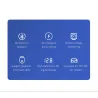 Baseus - nadajnik FM - AUX - Bluetooth - podwójny USB - ładowarka samochodowa - zestaw głośnomówiący - odtwarzacz MP3Audio