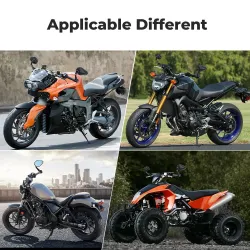 Lenkerenden Motorradspiegel - universal - CNC Aluminium - 22mm Gewinde