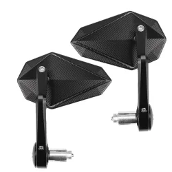 Lenkerenden Motorradspiegel - universal - CNC Aluminium - 22mm Gewinde