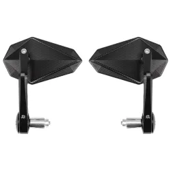 Lenkerenden Motorradspiegel - universal - CNC Aluminium - 22mm Gewinde