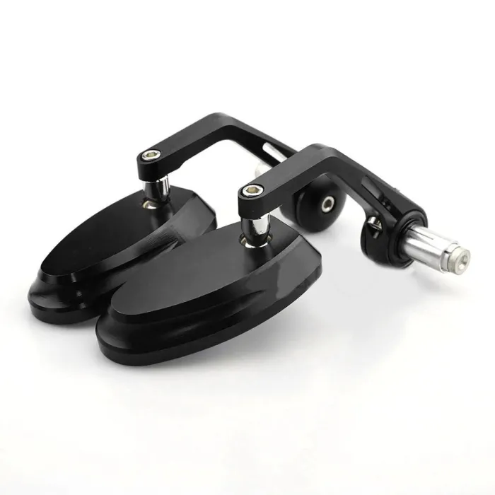 Motorradspiegel - für Lenkerenden - CNC Aluminium - universal - 7/8" - 22mm Gewinde