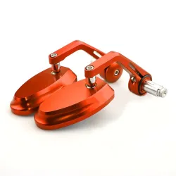 Motorradspiegel - für Lenkerenden - CNC Aluminium - universal - 7/8" - 22mm Gewinde