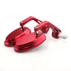 Motorradspiegel - für Lenkerenden - CNC Aluminium - universal - 7/8" - 22mm Gewinde