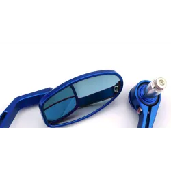 Motorradspiegel - für Lenkerenden - CNC Aluminium - universal - 7/8" - 22mm Gewinde