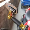 Motorcycle rearview mirrors - for handlebar ends - universal - aluminum - 7/8" - 22mm