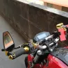 Motor achteruitkijkspiegels - voor stuuruiteinden - universeel - aluminium - 7/8" - 22mmSpiegels