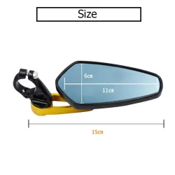 Motorrad Rückspiegel - für Lenkerenden - universal - Aluminium - 7/8" - 22mm