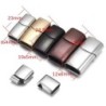 Magnetic buckle - clasp - for leather cord bracelets - stainless steel - DIY - 2 piecesBracelets