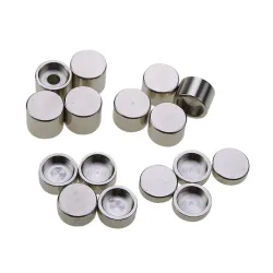 Metal buttons - thumb grips - analog stick - D-Pad button - replacement parts - for PS5 Controller Gamepad