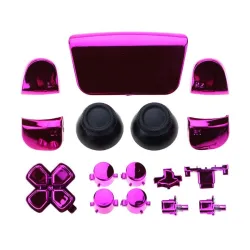 Volledige chromen set - voor Playstation PS5 controller - knoppen / thumbsticks / joystick cap / L1 / R1 / L2 / R2 / D-padAcc...