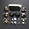 Volledige chromen set - voor Playstation PS5 controller - knoppen / thumbsticks / joystick cap / L1 / R1 / L2 / R2 / D-padAcc...