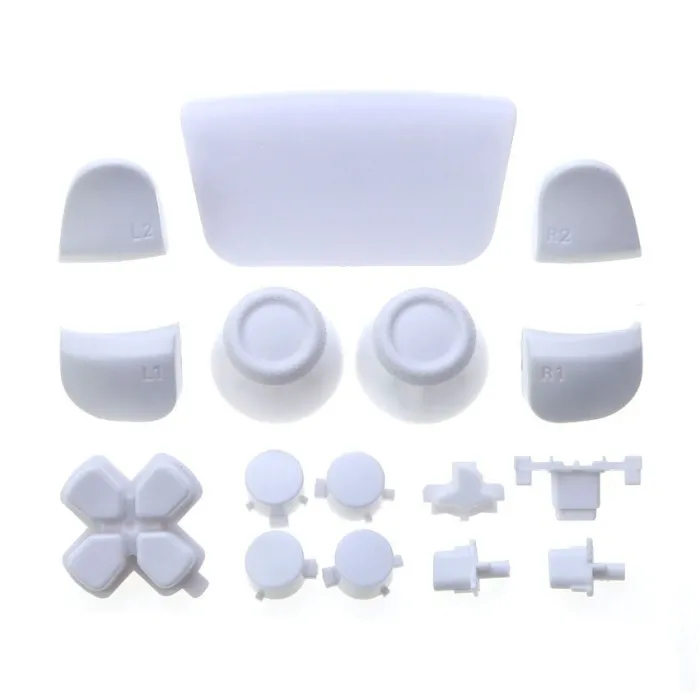 Pełny zestaw silikonowy - do kontrolera PS5 - L1 / R1 / L2 / R2 / D-pad / nasadka drążkaAkcesoriów