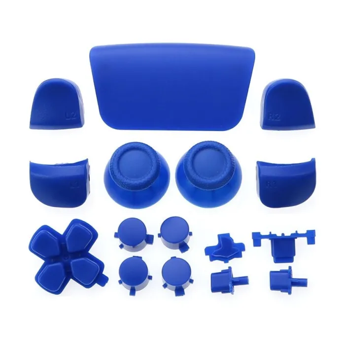 Pełny zestaw silikonowy - do kontrolera PS5 - L1 / R1 / L2 / R2 / D-pad / nasadka drążkaAkcesoriów