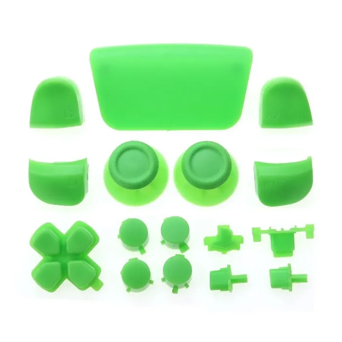 Volledige siliconenset - voor PS5-controller - L1 / R1 / L2 / R2 / D-pad / thumbstick-dopAccessoires