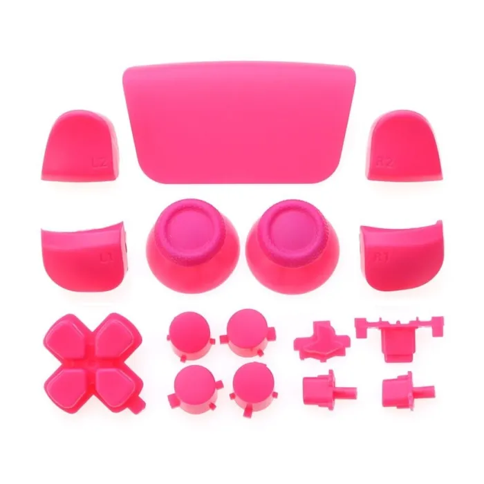 Volledige siliconenset - voor PS5-controller - L1 / R1 / L2 / R2 / D-pad / thumbstick-dopAccessoires