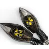 2PCS Super Bright Led Motorcycle Flowing Turn Signal Lights Indicators & DRL Daytime Running Lights 12V For Motorbike Scooter