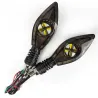 Motorrad Blinker / Signalleuchten - superhell - LED / DRL 12V - 2 Stück