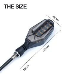 Universal Motorrad Blinker - LED - 2 Stück