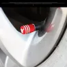 Autoreifenventile - Aluminiumkappen - Mittelfinger - 4 Stück