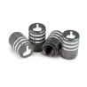 Autoreifenventile - Aluminiumkappen - Mittelfinger - 4 Stück