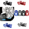 Autoband wielventielen - aluminium doppen - schedel design - 4 stuksWiel onderdelen