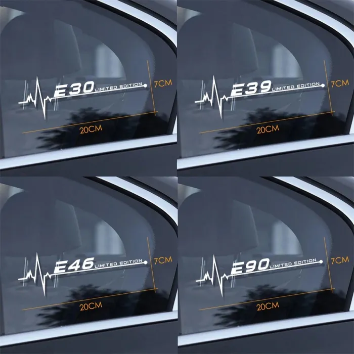 Auto zijruit sticker - voor BMW E28 / E93 - Limited EditionStickers