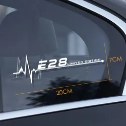 Auto zijruit sticker - voor BMW E28 / E93 - Limited EditionStickers