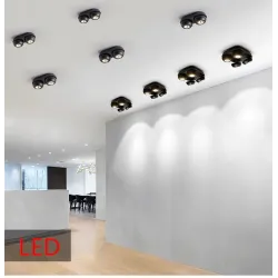 Nowoczesna lampa sufitowa - super jasna - ściemnialna - LED - COB - 10W - 15W - 20W - 30W - 40W - 60WŚwiatła sufitowe