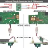 Wielokolorowy podświetlany D-pad - drążki - przyciski DTF - LED - zestaw do kontrolera PS4Naprawa