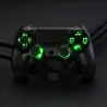 Multi-colors luminated D-pad - thumbsticks - DTF buttons - LED - kit for PS4 Controller