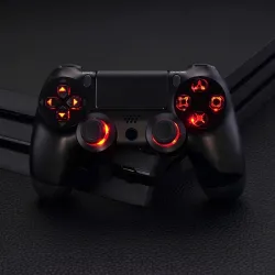 Multi-colors luminated D-pad - thumbsticks - DTF buttons - LED - kit for PS4 Controller