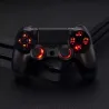 Wielokolorowy podświetlany D-pad - drążki - przyciski DTF - LED - zestaw do kontrolera PS4Naprawa