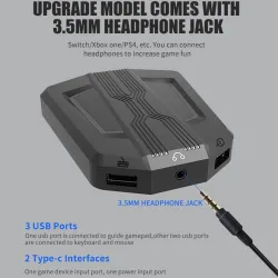ControladorGaming gamepad - audio keyboard - mouse converter - adapter - for PS4 / PS3 / Xbox One / Xbox 360 / N-Switch Console
