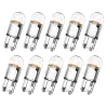 Bilglödlampa - LED - W5W - T10 - COB - DRL - 12V - 10 st