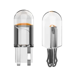 Bilglödlampa - LED - W5W - T10 - COB - DRL - 12V - 10 st