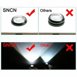 Auto-/Motorradlampe - Adlerauge - LED - DRL - 12V / 24V - 18mm / 23mm