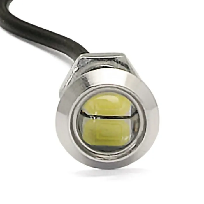 Auto-/Motorradlampe - Adlerauge - LED - DRL - 12V / 24V - 18mm / 23mm