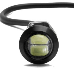 Car / motorcycle lamp - eagle eye - LED - DRL - 12V / 24V - 18mm / 23mm