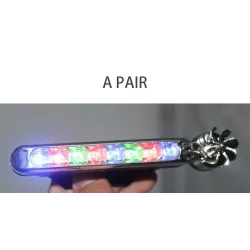 Autolicht - LED-Streifen - DRL - RGB - Windenergie - 2 Stück