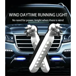 Autolicht - LED-Streifen - DRL - RGB - Windenergie - 2 Stück