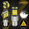 Żarówka samochodowa - wodoodporna - LED - DRL - P21W 1156 BA15S - 12V DC - 2 sztukiTuning