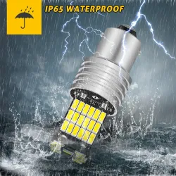Żarówka samochodowa - wodoodporna - LED - DRL - P21W 1156 BA15S - 12V DC - 2 sztukiTuning