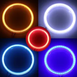 Auto / motor koplamp - COB - LED - DRL - angel eye - Halo Ring lamp - 12VVerlichting