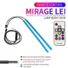 Auto LED-Lichtleiste - flexibel - wasserdicht - DRL - RGB - Bluetooth-Steuerung / Fernbedienung - 12V - 2 Stück