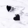 Classic heart shaped cufflinks