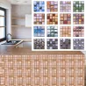 Mosaic style wall sticker - waterproof self adhesive tiles - 10 * 10 cm - 10 pieces