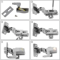 Sensor med LED -ljus - för ett inre gångjärn - universellt - för möbler / garderober / skåp
